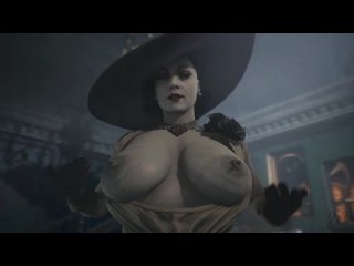 alcina dimitrescu - milf; big tits; big boobs; big breasts; 3d sex porno hentai; (by @drdabblur) [resident evil 8: village]